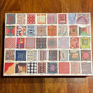 NEW Galison “The Quilts of Gee’s Bend” 1000 piece Jigsaw Puzzle Colorful Pattern